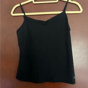 Olga Black V-Neck Spaghetti Strap Camisole Size M